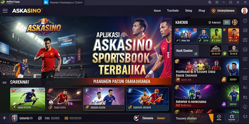 Tangkapan layar utama dari gameplay Sportsbook yang menegangkan.