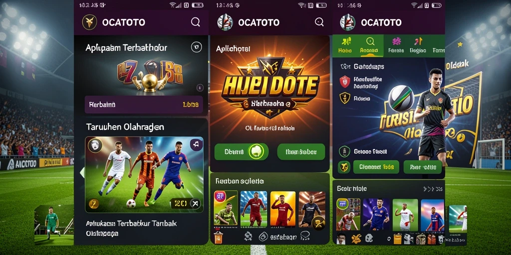 Tampilan screenshot gameplay OCATOTO menampilkan pengalaman taruhan olahraga yang mendebarkan.