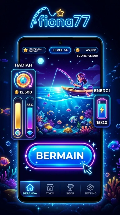 Tampilan utama aplikasi fiona77 dengan beragam pilihan unduhan.